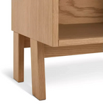 Jessie 1 Door TV Unit Natural | Wooden Living Room TV Stand Cabinet Furniture