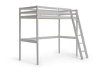 Kaycie High Sleeper Bed Single Bed Frame - White | Space Saving Design