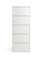 Habitat Daxton 5 Shelf Metal Shoe Storage - White