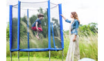 Plum Junior 6ft Trampoline with Enclosure Blue | Kids Garden Trampoline Outdoor 