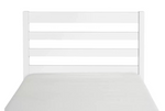 Kaycie Single Bed Frame 3FT With Headboard - Wooden - White - No Mattress