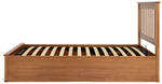 Aspley Single Wooden End Lift Ottoman - Oak Stain | Modern Bedroom Upgrade