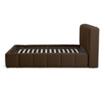 Malone Double End Lift Ottoman Bed - Brown | Magnificent Sleep Solution