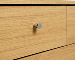 Malibu Modern 7 Drawer Chest Of Drawers Storage Cabinet For Bedroom - Oak Effect