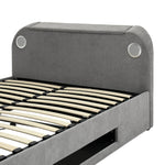 Bentley Kingsize 2.1 Sound TV Ottoman Bed - Grey | Bed with Sound System