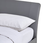 Mondial Double Bed Frame - Grey
