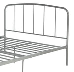 Freja Double Metal Bed Frame - Silver ( B Grade 13946 )