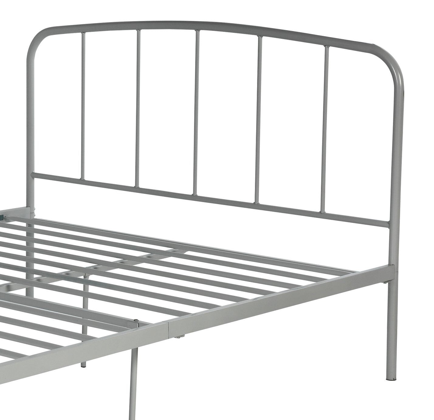 Freja Double Metal Bed Frame - Silver ( B Grade 13946 )