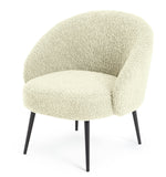 Habitat Ash Boucle Accent Chair - Cream