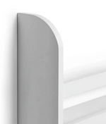 Kids Scandinavia Wall Mounted Bookcase White | Children's Bedroom Wall Shelf