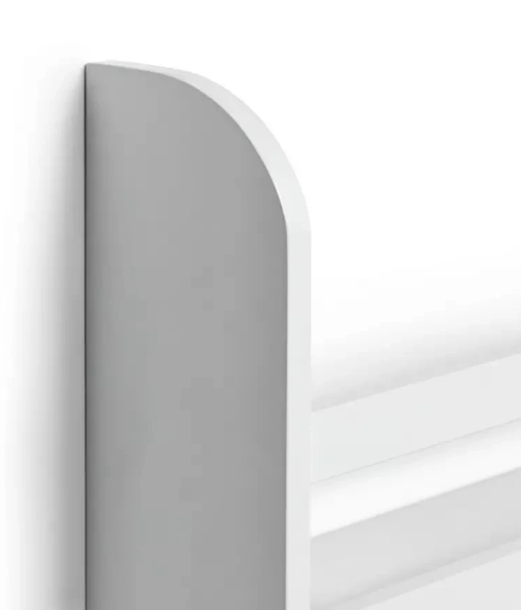 Kids Scandinavia Wall Mounted Bookcase White | Children's Bedroom Wall Shelf