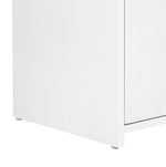 Home Prime Tallboy - White | Tall Storage Cabinet for Bathroom Bedroom Organizer