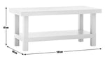 Stratford Chunky Coffee Table - Oak Effect