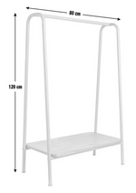 Kids Monty Clothes Rail Lilac | Children's Garment Hanging Rail Bedroom Furnitur
