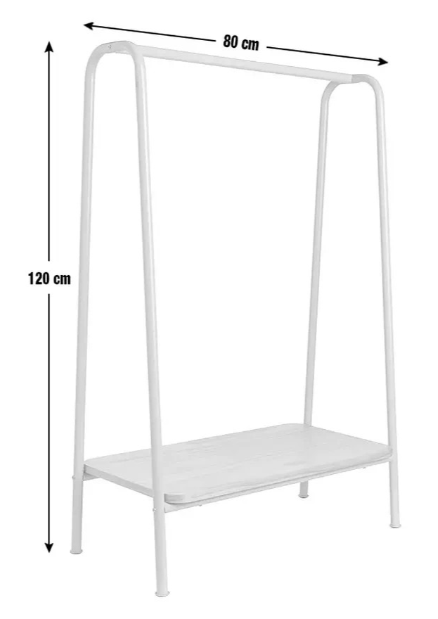 Kids Monty Clothes Rail Lilac | Children's Garment Hanging Rail Bedroom Furnitur