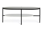Habitat Mist Coffee Table - Black & White