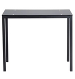Lido Glass Black Bar Table (TABLE ONLY)