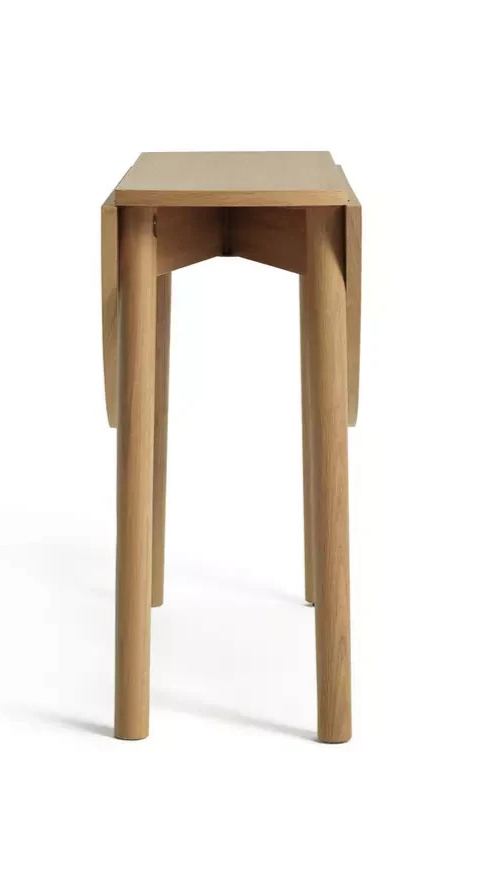 Jessie Wood 4 Seater Folding Table Natural | Compact Folding Dining Table