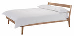 Tatsuma Double Wooden Bed Frame - Ash | Minimalist Home Look
