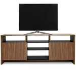 Habitat Turin 2 Door TV Unit - Black & Walnut Effect | Modern Stylish TV Stand