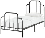 Habitat Jacques Single Metal Bed Frame - Black | Sturdy Bedroom with Mattress