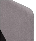 Kristopher Double Fabric Bed Frame - Grey | Bedroom Furniture for Sleep