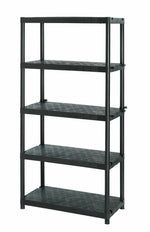 Extra Heavy Duty 5 Tier Plastic Garage Shelving Storage Unit | Racking for Tools