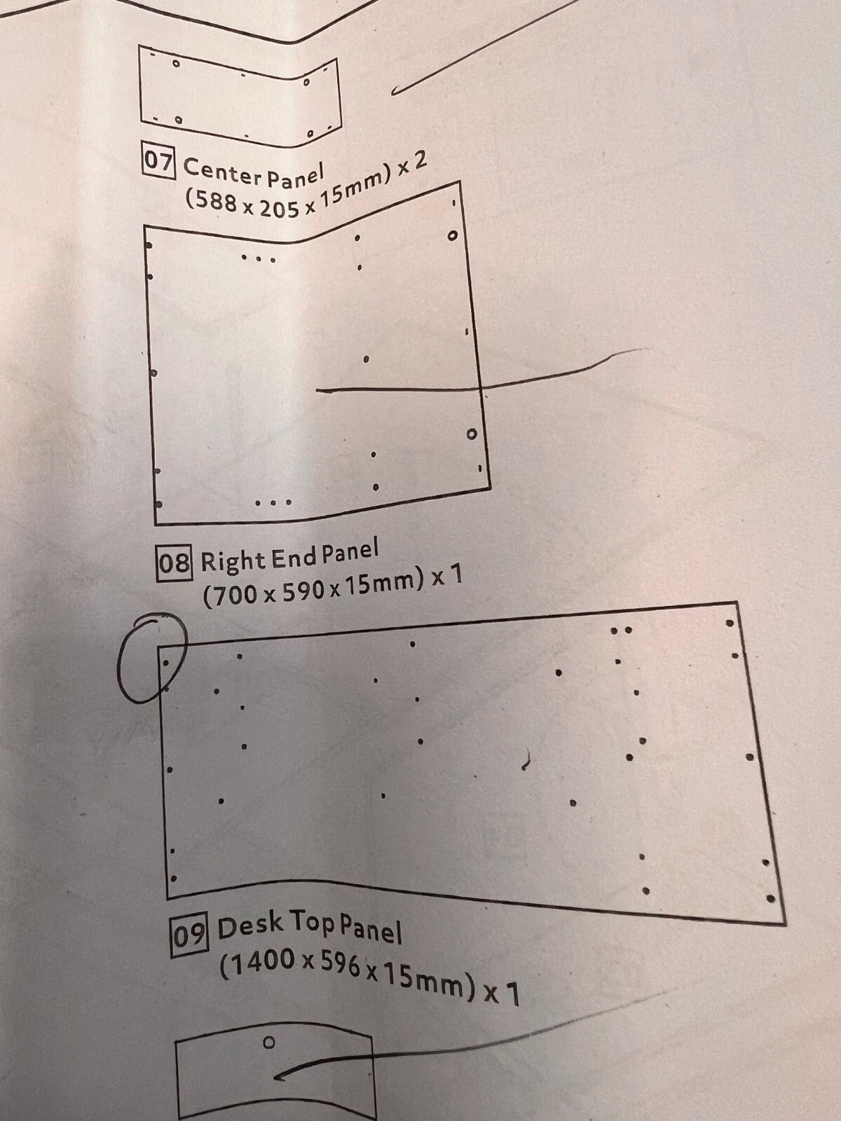 Gaming Desk - Black  ( B Grade 4836 - 4838 )