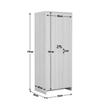 Seville 2 Door Wardrobe - Anthracite