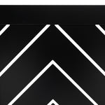 Habitat Chevron Small Radiator Cover - Black