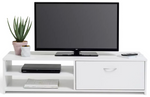 Habitat Squares 1 Drawer TV Unit - White ( B Grade 35899 )