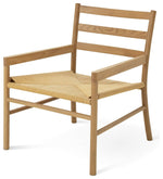 Habitat Laurie Solid Oak Lounge Chair - Natural
