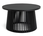 Habitat Jericho Round Coffee Table - Black | Modern Living Room Furniture Table