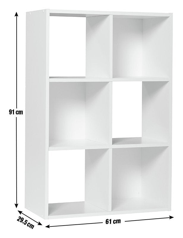 Habitat Squares 6 Cube Storage Unit - Black ( B Grade )
