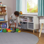 Liberty House Kids Storage Unit with Storage Bins - White ( B Grade 39527 )
