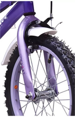 Pedal Pals Glitter 16 Inch Kids Mountain Bike Purple | Children’s Bicycle Bike