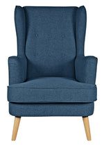 Habitat Callie Self Assembly Velvet Armchair - Petrol Blue