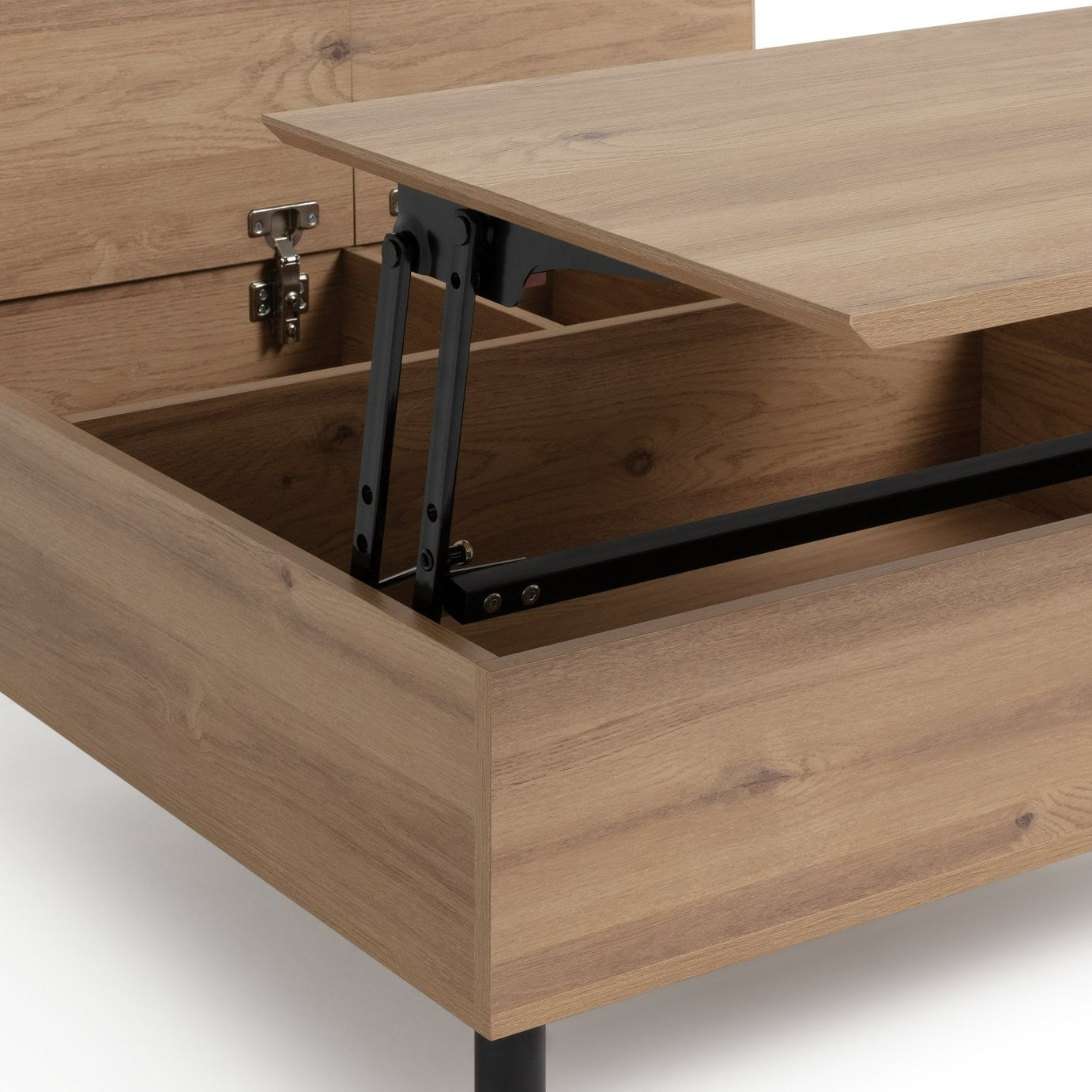 Home Loft Living Lift Up Coffee Table - Natural | Hidden Storage Solution