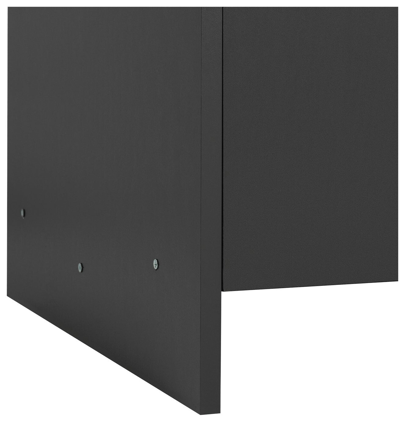 Seville 2 Door Wardrobe - Anthracite ( B Grade )
