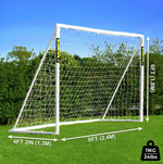 FORZA 8ft x 6ft Football Goal | Garden Football Goal Post Net Soccer Training Eq