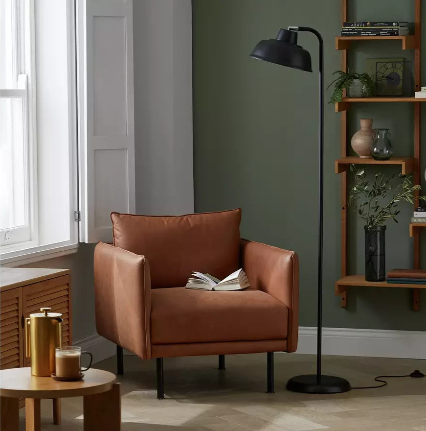 Home Benson Adjustable Floor Lamp Black | Modern Standing Floor Light Home Light