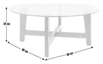 Habitat Zela Round Coffee Table - Oak