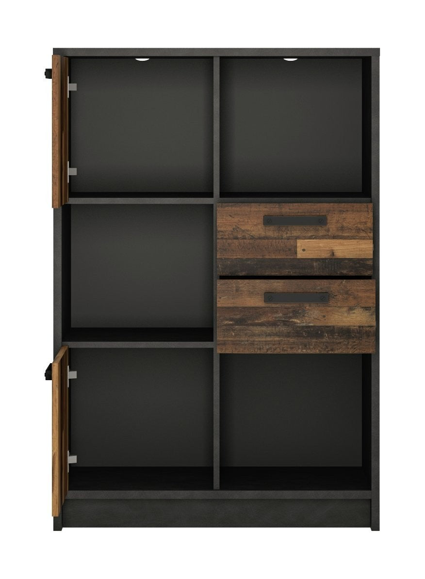 Nubi Deep Bookcase - Wood | Stylish Shelving Design