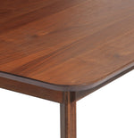 Skandi Walnut Veneer 6 Seater Dining Table | Wooden dining table