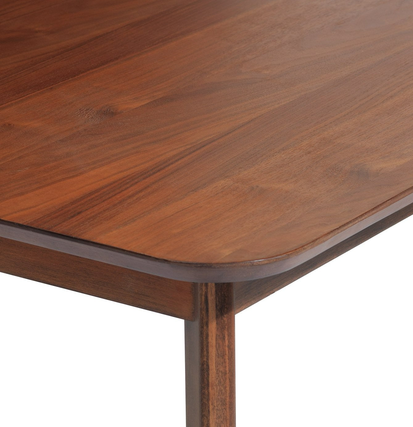 Skandi Walnut Veneer 6 Seater Dining Table | Wooden dining table
