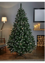 Premier Decorations 8ft Rocky Mountain Pine Christmas Tree | Artificial Tree