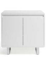 Sleigh 2 Door Sideboard - White Gloss ( B Grade 1048)