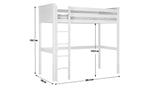 Brooklyn High Sleeper Bed Frame - White