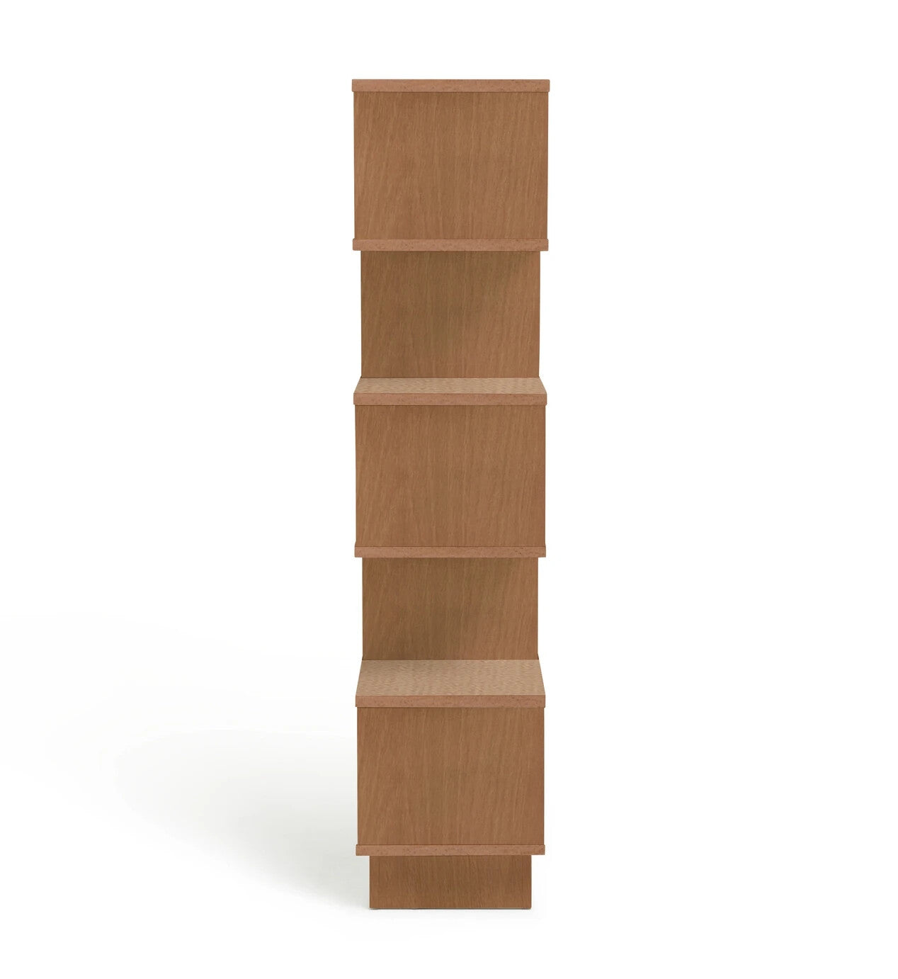 Habitat Cubes Wide Boockase - Oak Effect | Wooden Storage Shelving Unit Living
