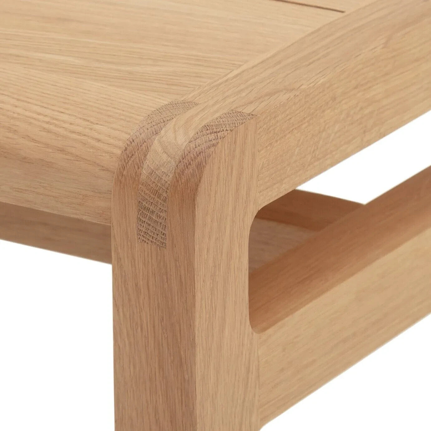 Habitat Radius 4 Seater Solid Oak Dining Bench - 180cm